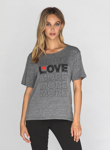 CHRLDR-MORE LOVE - Wide T-Shirt