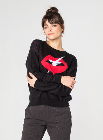 CHRLDR-LIPS - Dropped Shoulder Sweater