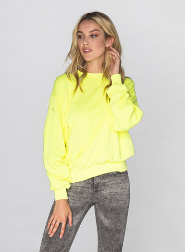 CHRLDR-BLAIR - Oversized Crew Neck Sweatshirt