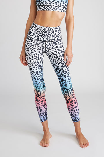 CHRLDR-RAINBOW LEOPARD - High Waisted Leggings