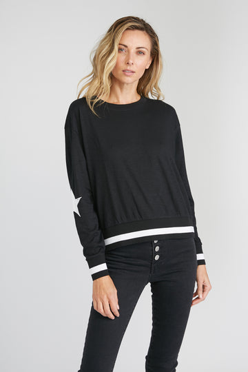 CHRLDR-SLEEVE STARS — Long Sleeve T-Shirt
