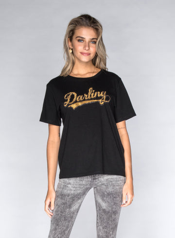 CHRLDR-DARLING - Wide T-Shirt