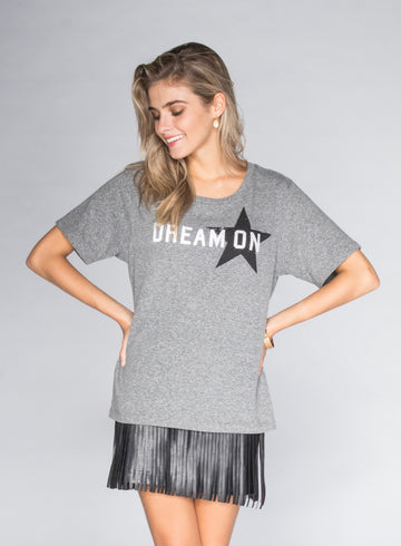 CHRLDR-DREAM ON - Wide T-Shirt