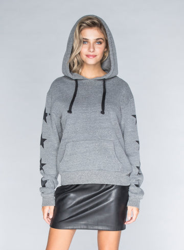 CHRLDR-SLEEVE STARS - Pullover Hoodie