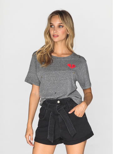 CHRLDR-MENDED HEART - Wide T-Shirt