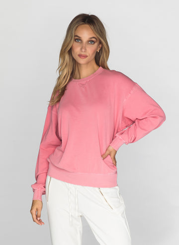 CHRLDR-BLAIR - Oversized Crew Neck Sweatshirt