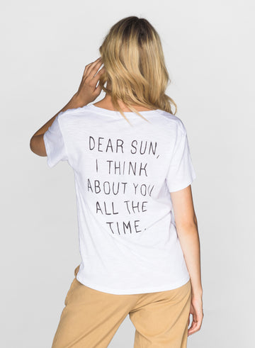 CHRLDR-DEAR SUN - V-Neck T-Shirt