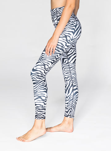 CHRLDR-ZEBRA - High Waisted Leggings