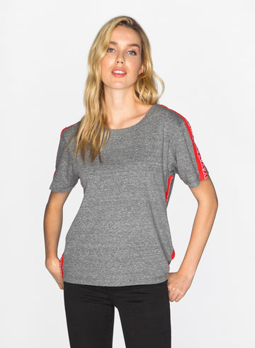 CHRLDR-BANDANA TUXEDO - Wide T-Shirt