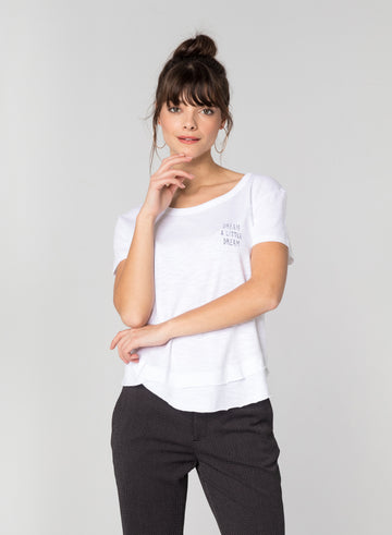 CHRLDR-LITTLE DREAM - Mock Layer T-Shirt