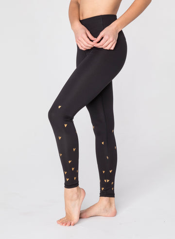 CHRLDR-DOODLE HEARTS - High Waisted Leggings