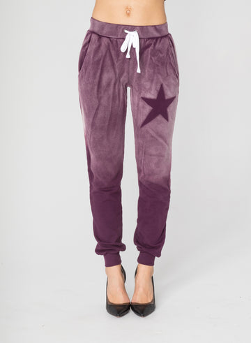 CHRLDR-ASYMMETRICAL STAR STENCIL - Flat Pocket Sweatpants