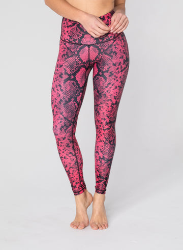 CHRLDR-SNAKE SKIN - High Waisted Leggings