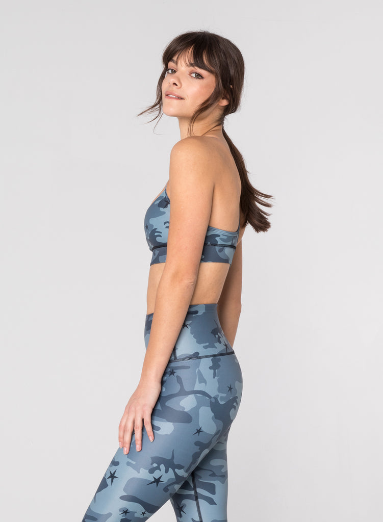 CHRLDR-STAR CAMO - Victory Sports Bra