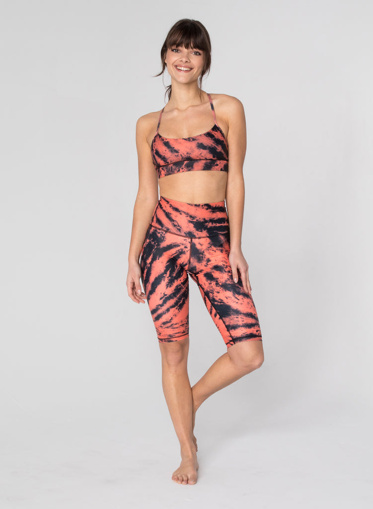 CHRLDR-TIE DYE - Bicycle Shorts