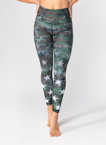 CHRLDR-Faded Stars - High Waisted Leggings