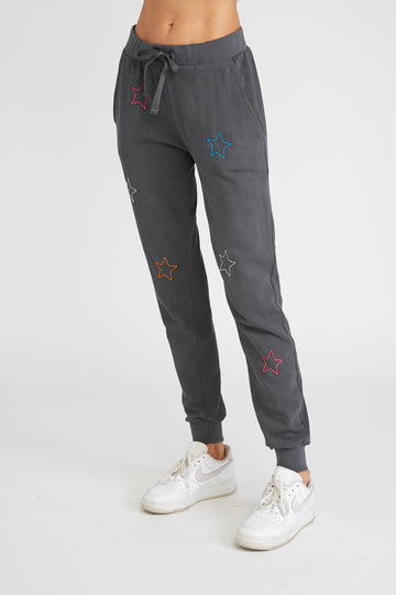 CHRLDR-Color Stars - Flat Pocket Sweatpants