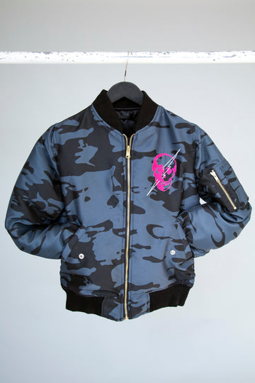 CHRLDR-Love Black Camo - Reversible Bomber Jacket