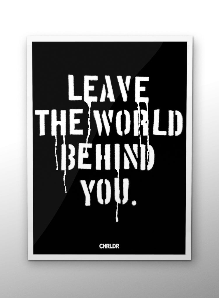 CHRLDR-LEAVE THE WORLD — Poster