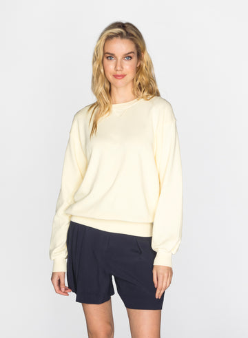 CHRLDR-BLAIR - Oversized Crew Neck Sweatshirt