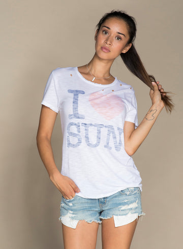 CHRLDR-I <3 SUN — Classic T-Shirt